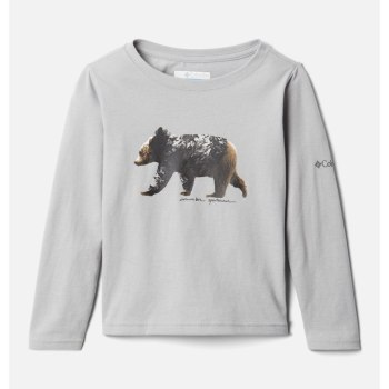 Columbia Primrose Hill Long Sleeve Graphic, Sudaderas Grises Para Niña | 236074-VDL